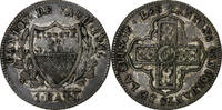 SWISS CANTONS 1 Batz VAUD, Billon, S+, KM:20 -
