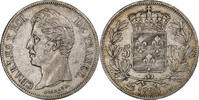 Frankreich 5 Francs Charles X, Lyon, Silber, SS+, Gadoury:644 -
