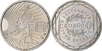 Frankreich 10 Euro Semeuse, Pessac, Silver, UNZ -