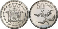 Belize 50 Cents Franklin Mint, PP, Kupfer-Nickel, STGL, KM:50 -