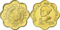Philippinen 5 Sentimos Franklin Mint, PP, Kupfer-Nickel, STGL, KM:206 -