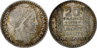 Frankreich 20 Francs Turin, Paris, Silber, SS, Gadoury:852 -