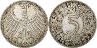 Deutschland 5 Mark Hamburg, Silber, S+ -