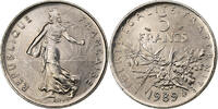 Frankreich 5 Francs Semeuse, Pessac, Copper-nickel, UNZ, Gadoury:771 -
