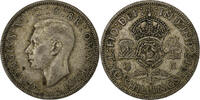 Großbritannien 2 Shillings George VI, British Royal Mint, Silber, S -