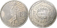 Frankreich 10 Euro Semeuse, Pessac, Silber, UNZ -