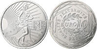 Frankreich 10 Euro Semeuse, Pessac, Silber, STGL -