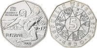 Österreich 5 Euros Football, Vienna, Silber, STGL -