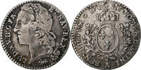 Frankreich 1/10 Écu au bandeau Louis XV, Paris, Silber, S+, Gadoury:292 -