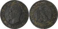 Frankreich Centime Napoleon III, Marseille, Silber, S -
