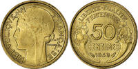 Frankreich 50 Centimes Morlon, Paris, Cupro-Aluminium, VZ -
