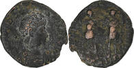 Follis Theodosius II, Bronze, S -