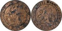 Spanien 1 Centimo Provisional Government, Madrid, Bronze, SS -
