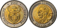 Südafrika 5 Rand Bi-Metallic, VZ -