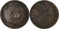 Spanien 2 Centimos Alfonso XIII, Madrid, Bronze, SS -