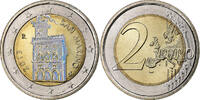 San Marino 2 Euro Iridescent, Rome, Bi-Metallic, UNZ -
