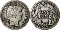 Vereinigte Staaten Dime Barber, Philadelphia, Silber, S -