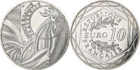 Frankreich 10 Euro Coq, Pessac, Billon, UNZ -