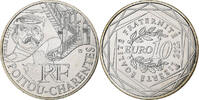 Frankreich 10 Euro Poitou-Charentes, Pessac, Silber, UNZ -