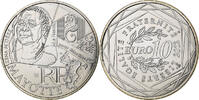 Frankreich 10 Euro Mayotte, Pessac, Silber, UNZ -