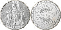 Frankreich 10 Euro Hercule, Pessac, Silber, STGL -