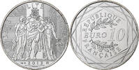 Frankreich 10 Euro Hercule, Pessac, Silber, STGL -