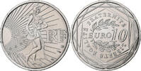 Frankreich 10 Euro Semeuse, Pessac, Silber, STGL -