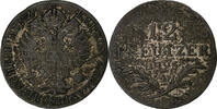 Österreich 12 Kreuzer Franz II, Vienna, Billon, S+ -