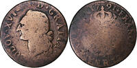 Frankreich Sol Louis XVI, Orléans, Kupfer, S, Gadoury:350 -