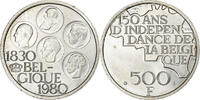 Belgien 500 Francs Independence, Brussels, Silver Clad Copper-Nickel -