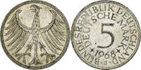 Bundesrepublik Deutschland 5 Mark Hamburg, Silber, SS -