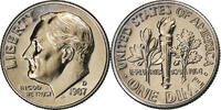 Vereinigte Staaten Dime Roosevelt, Denver, Copper-Nickel Clad Copper -