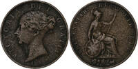 Großbritannien Half Penny Victoria, London, Kupfer, S -