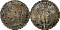Belgisch-Kongo Franc Albert I, Kupfer-Nickel, S -