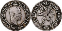 Belgien 20 Centimes Brussels, Kupfer-Nickel, S+ -
