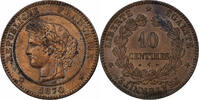 Frankreich 10 Centimes Cérès, Paris, Bronze, SS+ -