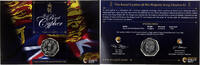 British Antarctic Territory 50 Pence Charles III, Accession to the throne -