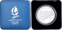 Frankreich 100 Francs 1992 Olympics, Albertville, Alpine Skiing, MDP -