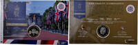 British Antarctic Territory 2 Pounds Charles III, Gold State Coach -