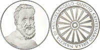 Italien Medaille 500th Anniversary - Michelangelo, Silber, VZ+ -