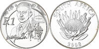 Südafrika Rand Mahatma Gandhi, PP, Silber, STGL -