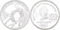 Frankreich 100 Francs 1992 Olympics, Albertville, Free-style Skiing -