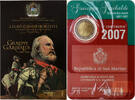 San Marino 2 Euro Giuseppe Garibaldi, Rome, Bimetallic, STGL -