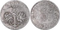 Frankreich 5 Centimes Münze, Chambre de commerce, SS+, Aluminium -