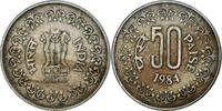 India 50 Paise Münze -