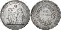 Frankreich 50 Francs Hercule, Hybrid issue, Silber, SS+, Gadoury:882a -