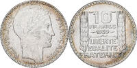 Frankreich 10 Francs Turin, Paris, Silber, VZ, Gadoury:801, KM:878 -