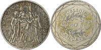 Frankreich 10 Euro Hercule, MDP, Silber, VZ -