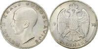 Jugoslawien 20 Dinara Petar II, Silber, SS+ -