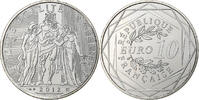 Frankreich 10 Euro Hercule, MDP, Silber, STGL -